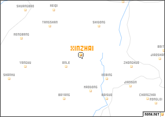 map of Xinzhai