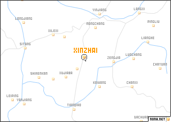 map of Xinzhai