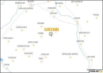 map of Xinzhai