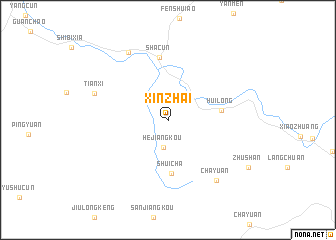 map of Xinzhai