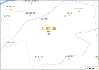 map of Xinzhai