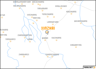 map of Xinzhai