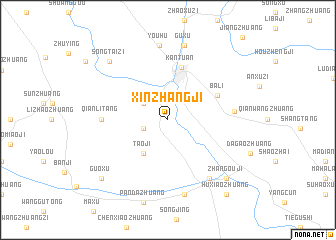 map of Xinzhangji