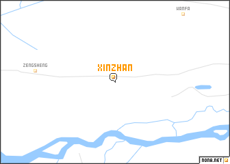 map of Xinzhan