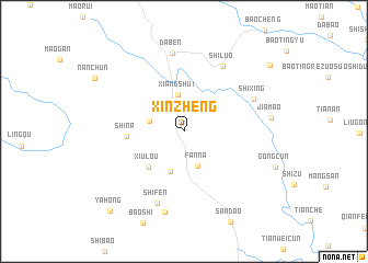 map of Xinzheng
