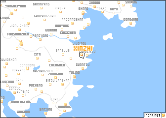 map of Xinzhi