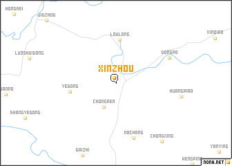 map of Xinzhou