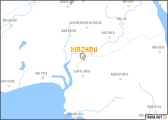 map of Xinzhou
