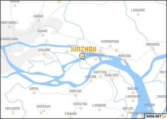 map of Xinzhou