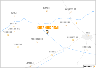 map of Xinzhuangji