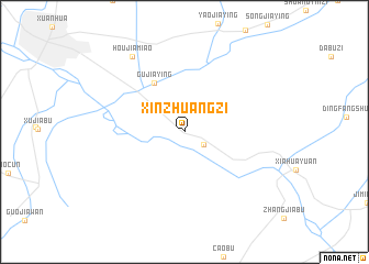 map of Xinzhuangzi