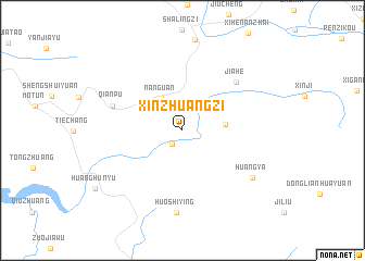 map of Xinzhuangzi
