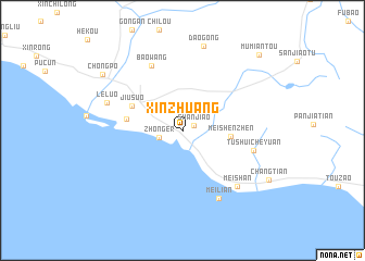 map of Xinzhuang