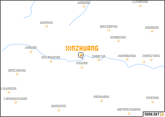 map of Xinzhuang