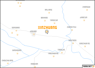 map of Xinzhuang