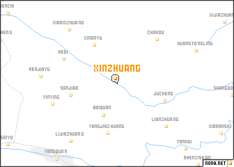 map of Xinzhuang