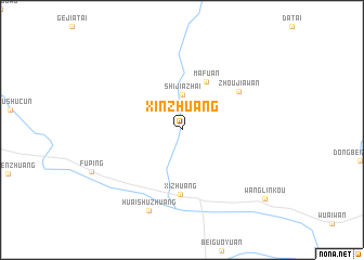 map of Xinzhuang