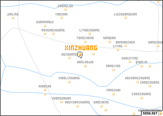 map of Xinzhuang