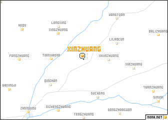 map of Xinzhuang