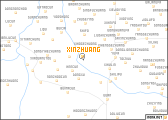 map of Xinzhuang