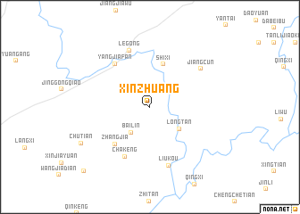 map of Xinzhuang