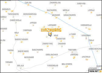 map of Xinzhuang