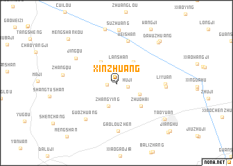 map of Xinzhuang