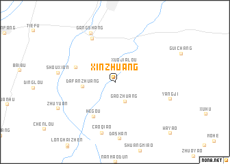 map of Xinzhuang