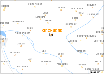 map of Xinzhuang
