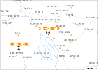 map of Xinzhuang