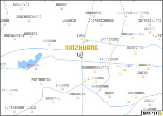 map of Xinzhuang