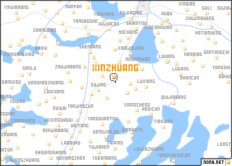 map of Xinzhuang