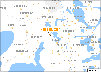 map of Xinzhucun