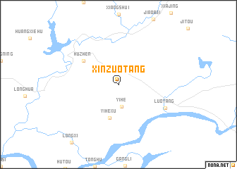 map of Xinzuotang