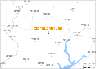 map of Xionglongyuan