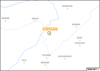 map of Xiongwu