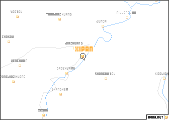 map of Xipan