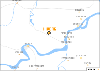 map of Xipeng