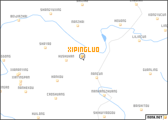 map of Xipingluo