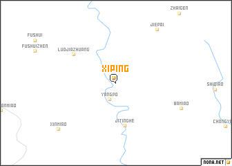 map of Xiping