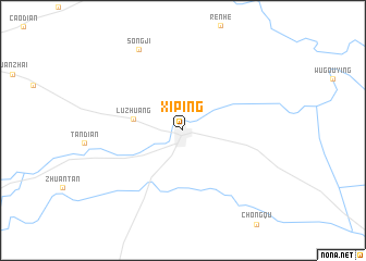 map of Xiping