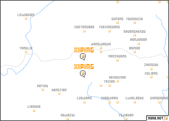 map of Xiping