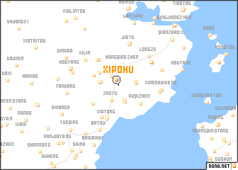 map of Xipohu