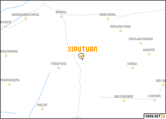 map of Xiputuan
