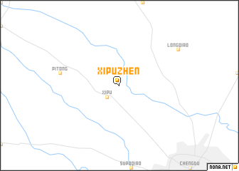 map of Xipuzhen