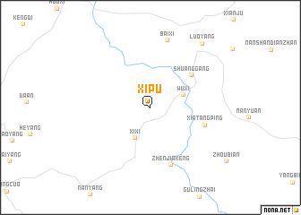 map of Xipu