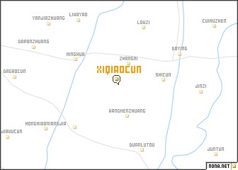 map of Xiqiaocun