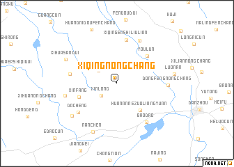 map of Xiqingnongchang