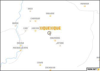 map of Xiquexique