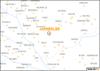 map of Xırmanlar